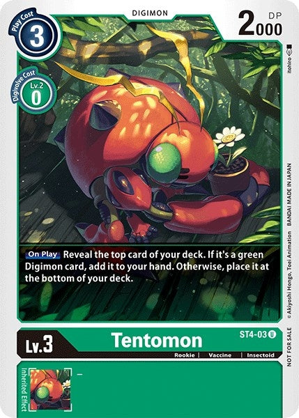 Image for Tentomon (Official Tournament Pack Vol.3) (ST4-03 U) (ST-4) - Digimon Card Game