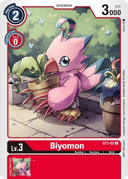 Image for Biyomon (Official Tournament Pack Vol.3) (ST1-02 C) (ST-1) - Digimon Card Game