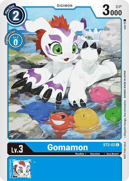 Image for Gomamon (Official Tournament Pack Vol.3) (ST2-02 C) (ST-2) - Digimon Card Game