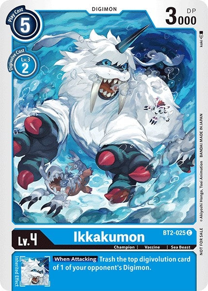 Image for Ikkakumon - BT2-025 (Official Tournament Pack Vol.3) (BT2-025 C) (BT01-03A) - Digimon Card Game