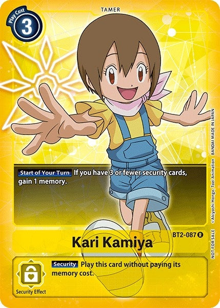 Image for Kari Kamiya (Official Tournament Pack Vol.3) (BT2-087 R) (BT01-03A) - Digimon Card Game
