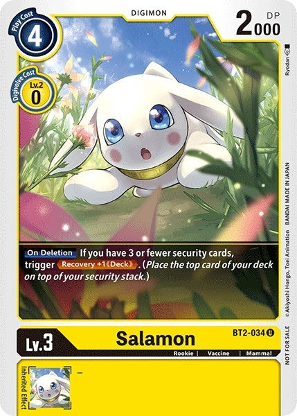 Image for Salamon - BT2-034 (Official Tournament Pack Vol.3) (BT2-034 U) (BT01-03A) - Digimon Card Game