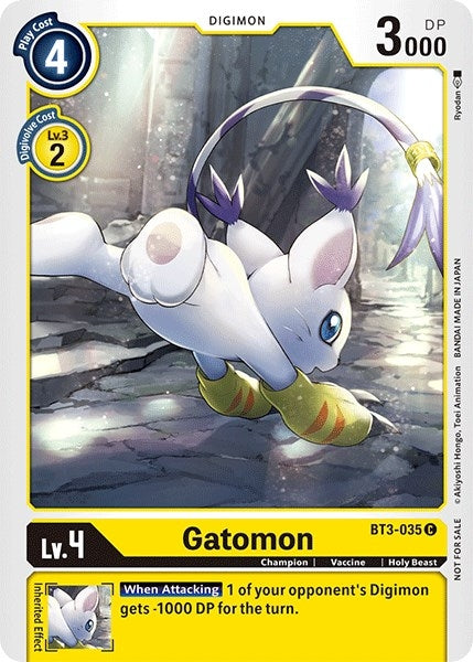 Image for Gatomon - BT3-035 (Official Tournament Pack Vol.3) (BT3-035 C) (BT01-03A) - Digimon Card Game