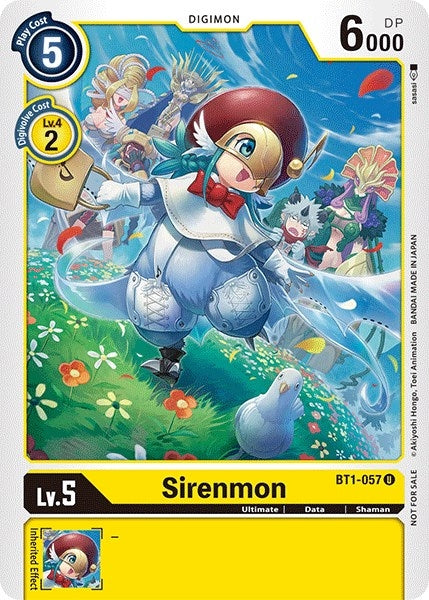 Image for Sirenmon (Winner Pack Double Diamond) (BT1-057 U) (BT01-03A) - Digimon Card Game