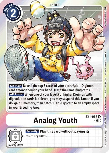 Image for Analog Youth (EX1-066 R) (EX01) - Digimon Card Game