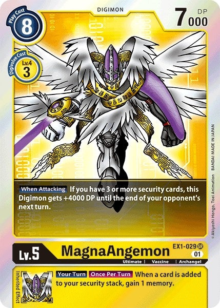 Image for MagnaAngemon (EX1-029 SR) (EX01) - Digimon Card Game