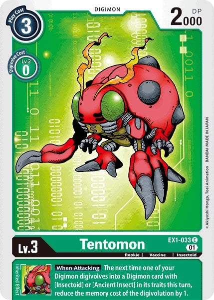 Image for Tentomon (EX1-033 C) (EX01) - Digimon Card Game