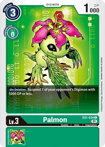 Image for Palmon (EX1-034 C) (EX01) - Digimon Card Game