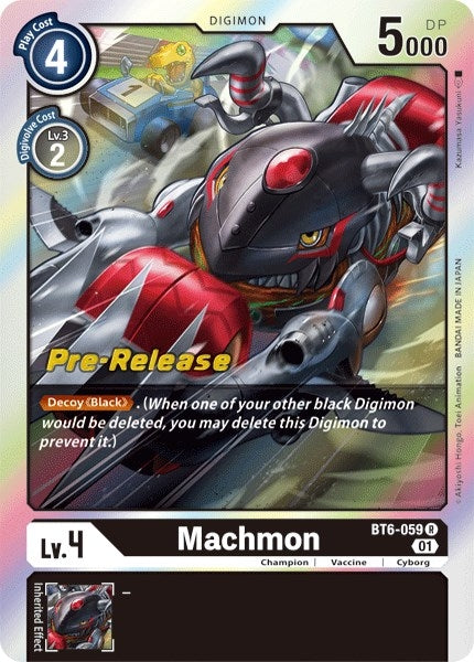 Image for Machmon (BT6-059 R) (BT06_PR) - Digimon Card Game