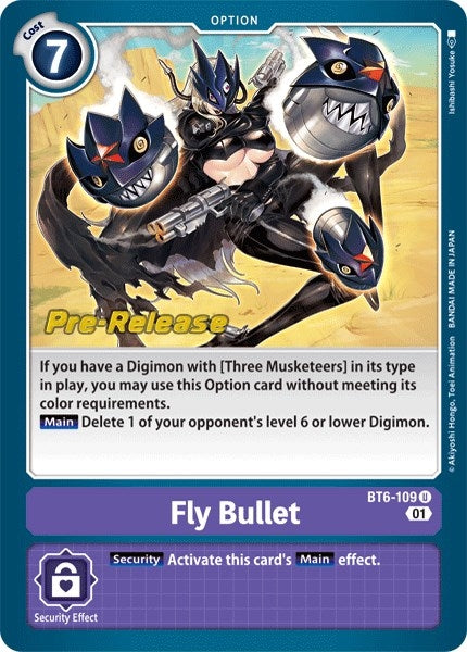 Image for Fly Bullet (BT6-109 U) (BT06_PR) - Digimon Card Game