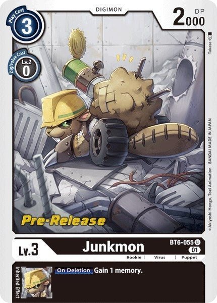Image for Junkmon (BT6-055 U) (BT06_PR) - Digimon Card Game