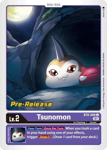 Image for Tsunomon (BT6-006 U) (BT06_PR) - Digimon Card Game