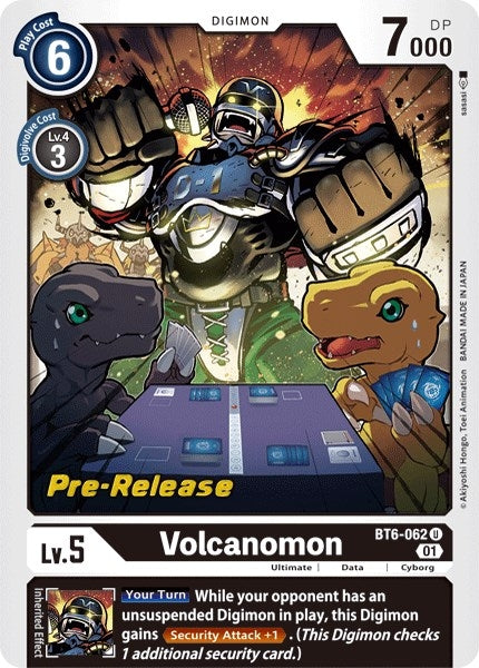 Image for Volcanomon (BT6-062 U) (BT06_PR) - Digimon Card Game