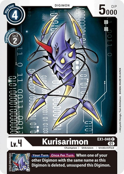 Image for Kurisarimon (EX1-046 C) (EX01) - Digimon Card Game