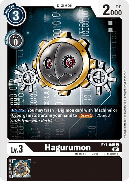 Image for Hagurumon (EX1-045 C) (EX01) - Digimon Card Game