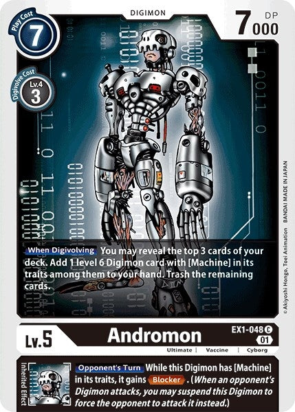 Image for Andromon (EX1-048 C) (EX01) - Digimon Card Game