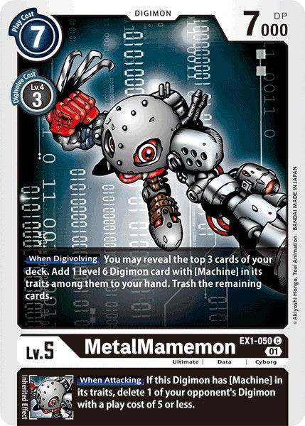 Image for MetalMamemon (EX1-050 C) (EX01) - Digimon Card Game