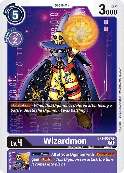 Image for Wizardmon (EX1-057 C) (EX01) - Digimon Card Game
