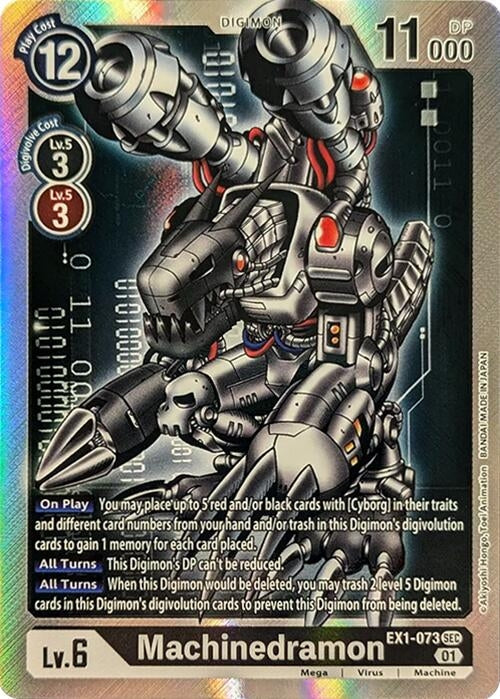Image for Machinedramon (EX1-073 SEC) (EX01) - Digimon Card Game