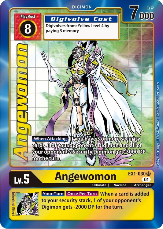 Image for Angewomon (Alternate Art) (EX1-030 SR) (EX01) - Digimon Card Game