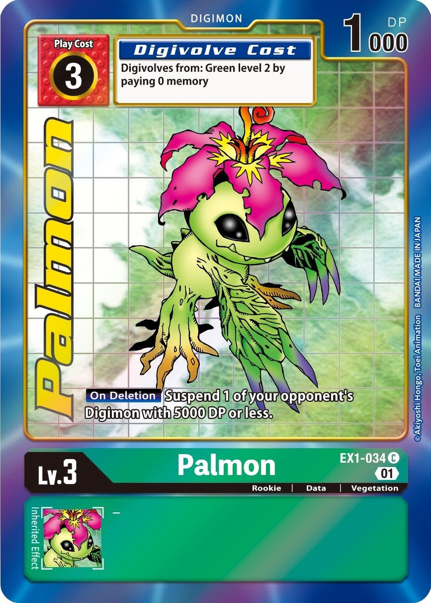 Image for Palmon (Alternate Art) (EX1-034 C) (EX01) - Digimon Card Game