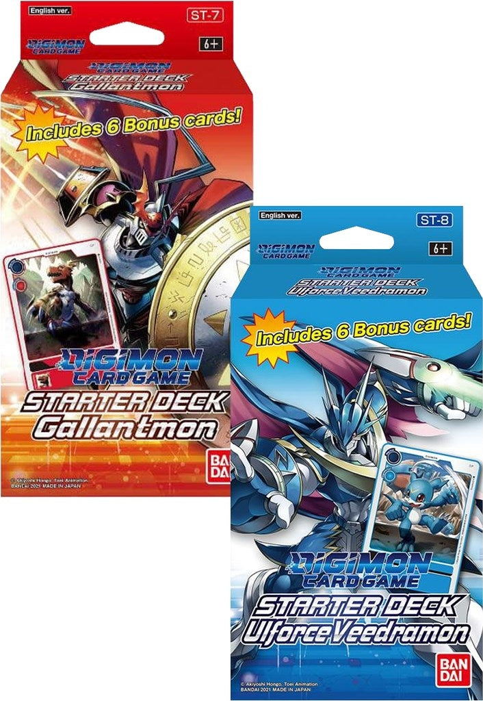 Image for Gallantmon/Ulforce Veedramon Starter Decks [Set of 2] - Digimon Card Game