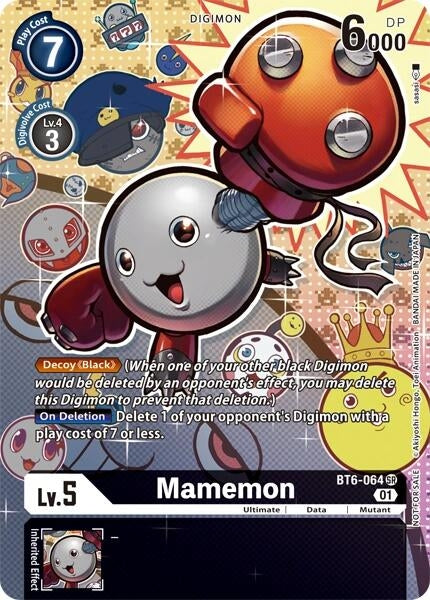 Image for Mamemon (Alternate Art) (BT6-064 SR) (RPC) - Digimon Card Game