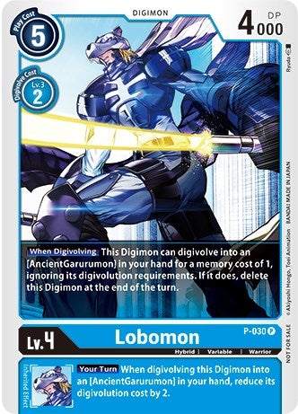 Image for Lobomon - P-030 (P-030 P) (RPC) - Digimon Card Game
