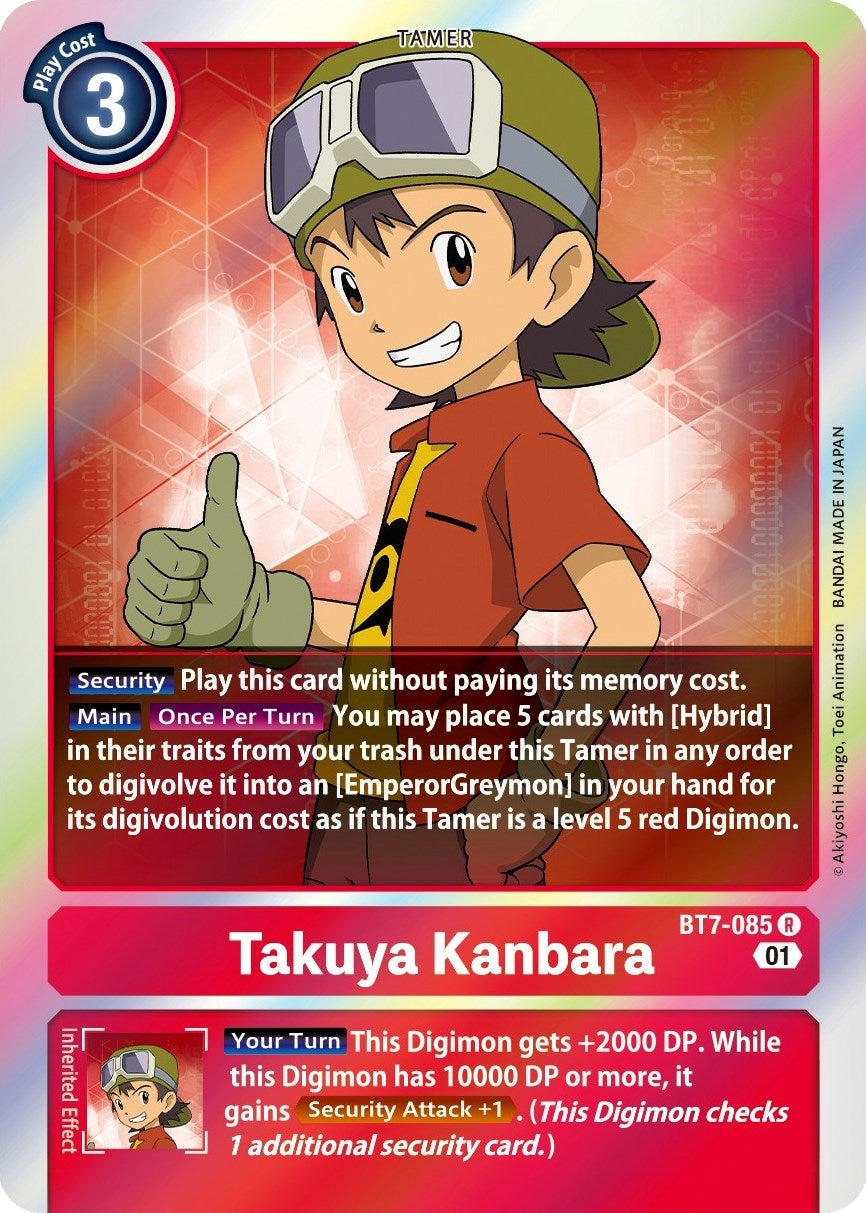 Image for Takuya Kanbara (BT7-085 R) (BT07) - Digimon Card Game