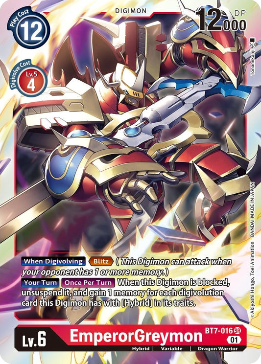 Image for EmperorGreymon (BT7-016 SR) (BT07) - Digimon Card Game