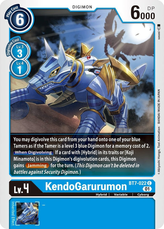 Image for KendoGarurumon (BT7-022 C) (BT07) - Digimon Card Game