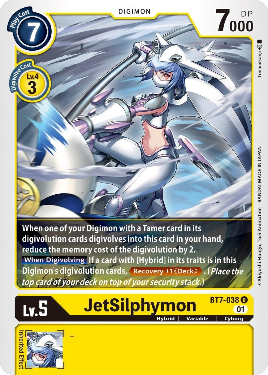 Image for JetSilphymon (BT7-038 U) (BT07) - Digimon Card Game