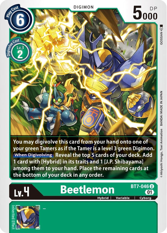 Image for Beetlemon (BT7-046 U) (BT07) - Digimon Card Game