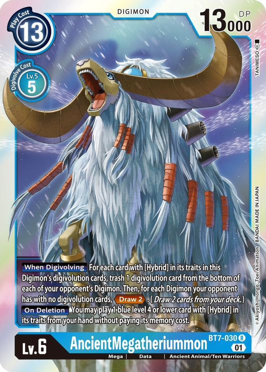 Image for AncientMegatheriummon (BT7-030 R) (BT07) - Digimon Card Game