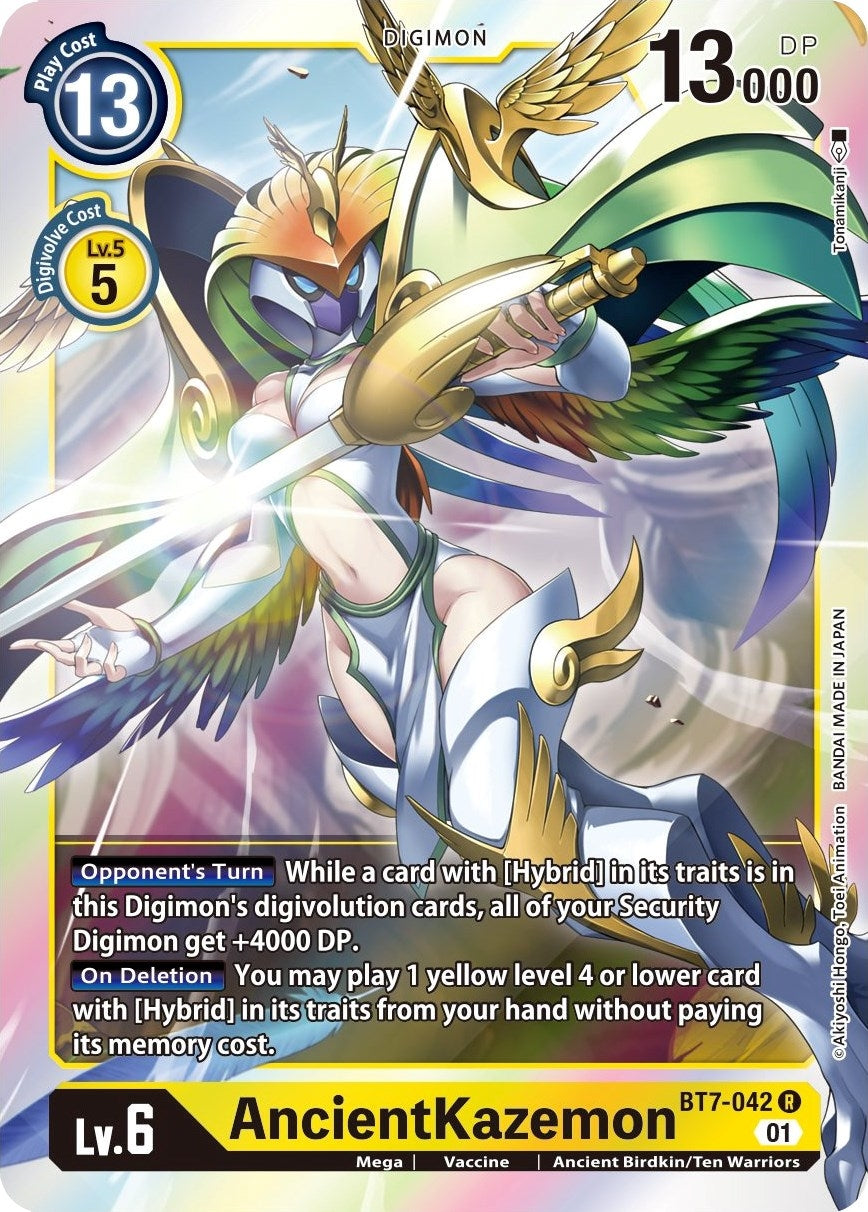 Image for AncientKazemon (BT7-042 R) (BT07) - Digimon Card Game