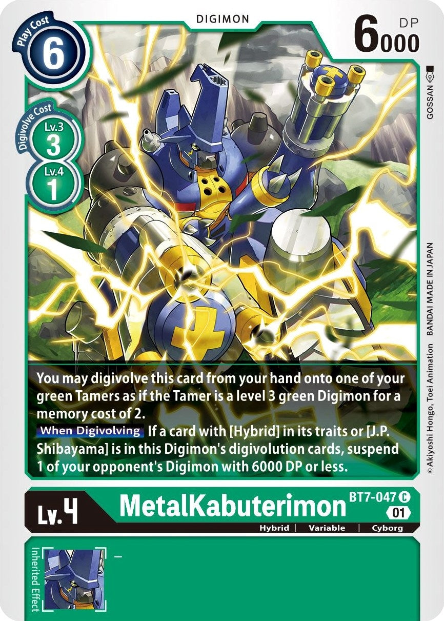 Image for MetalKabuterimon (BT7-047 C) (BT07) - Digimon Card Game