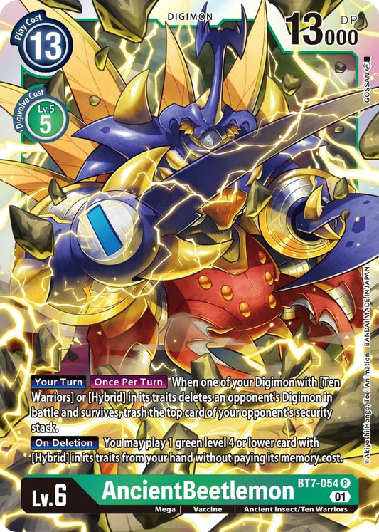 Image for AncientBeetlemon (BT7-054 R) (BT07) - Digimon Card Game