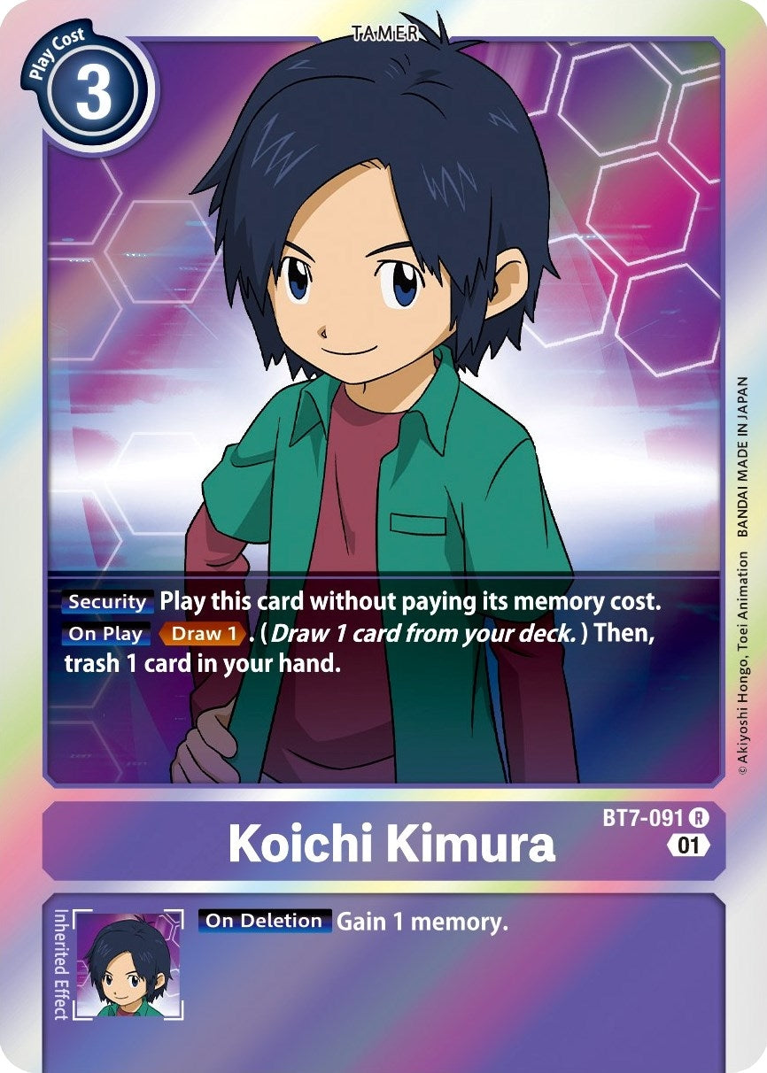 Image for Koichi Kimura (BT7-091 R) (BT07) - Digimon Card Game