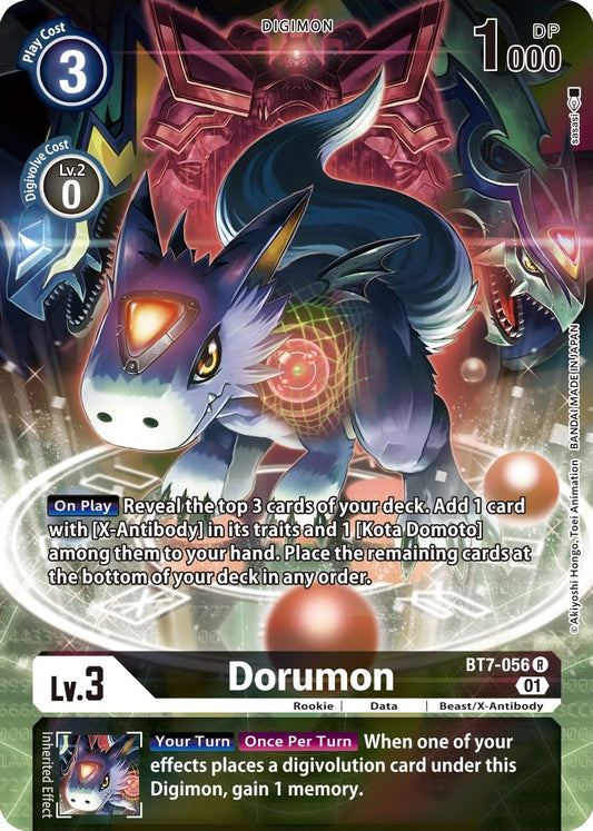 Image for Dorumon (Alternate Art) (BT7-056 R) (BT07) - Digimon Card Game