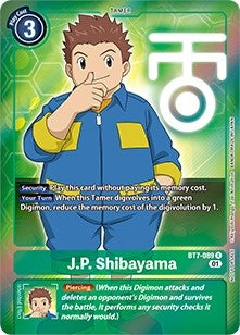 Image for J.P. Shibayama (Box Topper) (BT7-089 R) (BT07) - Digimon Card Game
