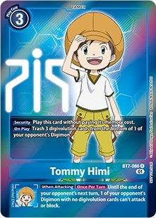 Image for Tommy Himi (Box Topper) (BT7-086 R) (BT07) - Digimon Card Game