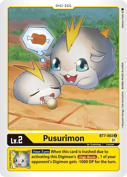 Image for Pusurimon (BT7-003 U) (BT07) - Digimon Card Game