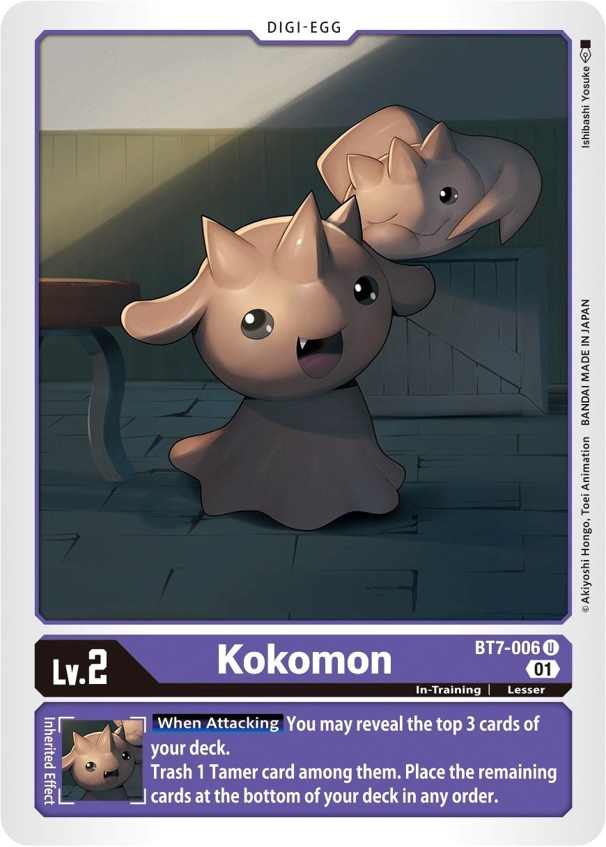 Image for Kokomon (BT7-006 U) (BT07) - Digimon Card Game