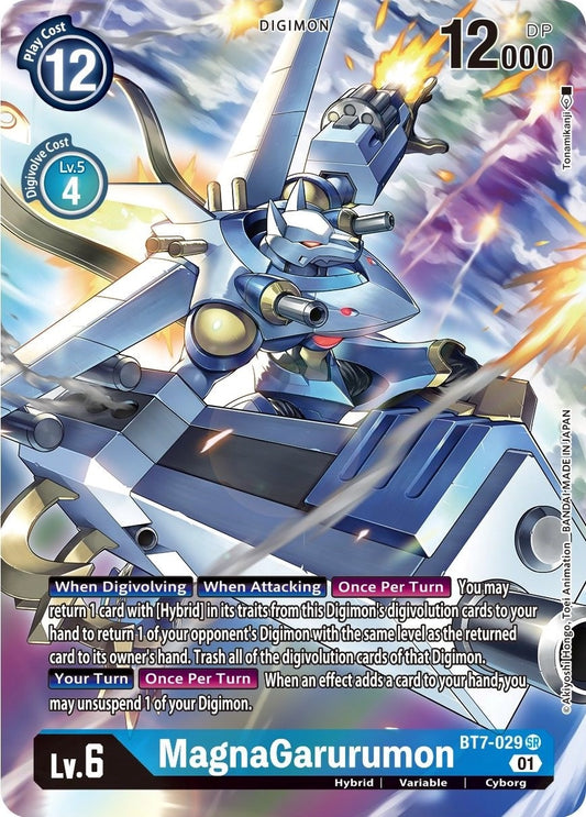 Image for MagnaGarurumon (Alternate Art) (BT7-029 SR) (BT07) - Digimon Card Game