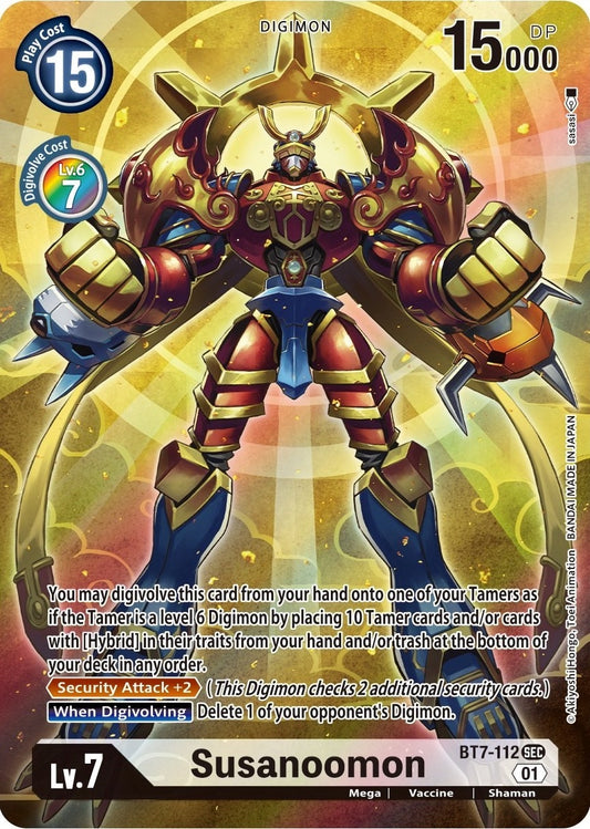Image for Susanoomon (Alternate Art) (BT7-112 SEC) (BT07) - Digimon Card Game