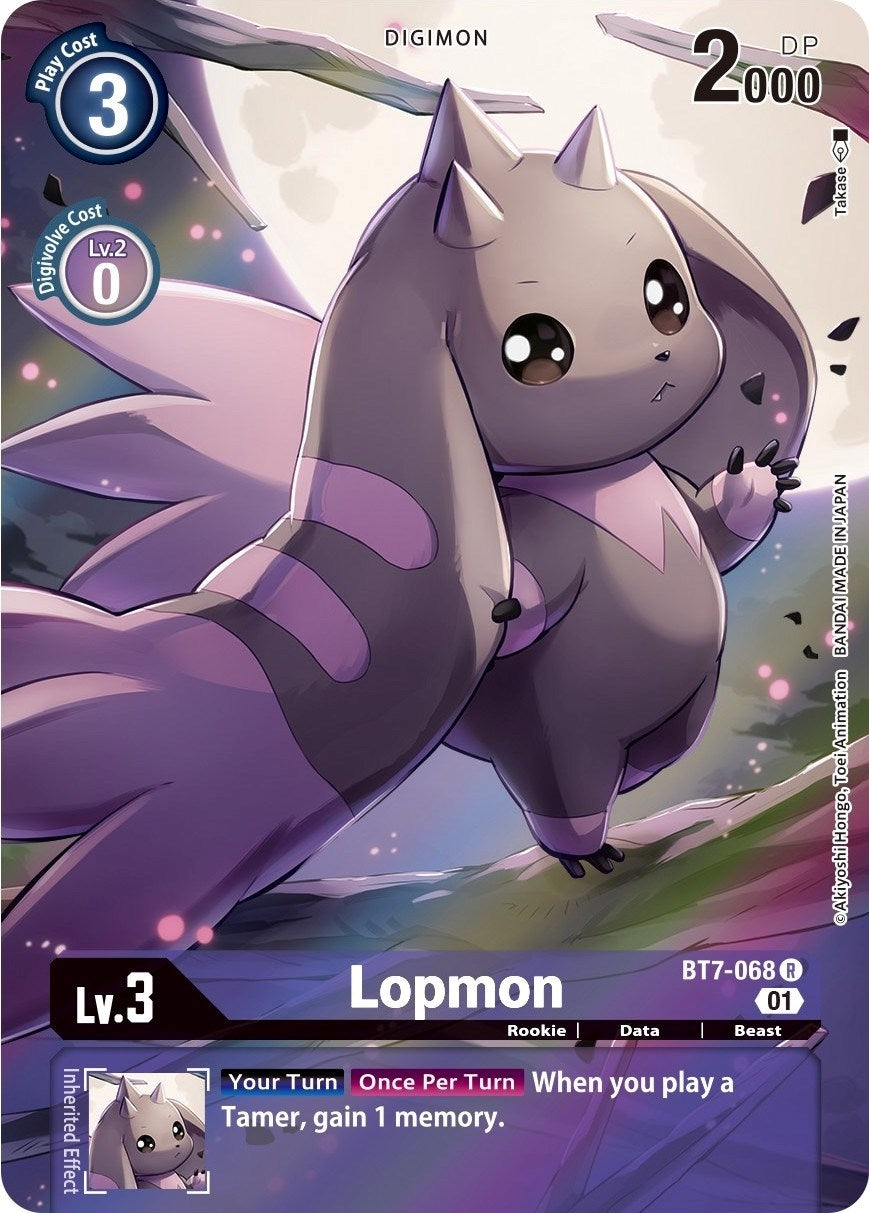 Image for Lopmon (Alternate Art) (BT7-068 R) (BT07) - Digimon Card Game