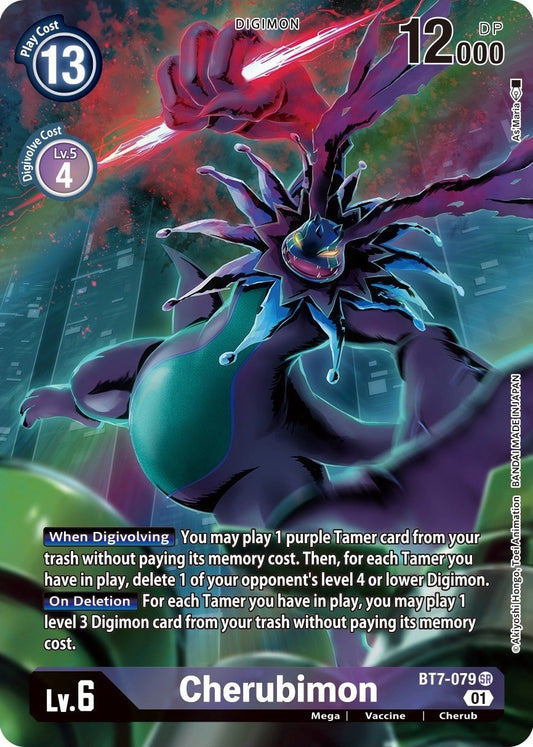 Image for Cherubimon (Alternate Art) (BT7-079 SR) (BT07) - Digimon Card Game