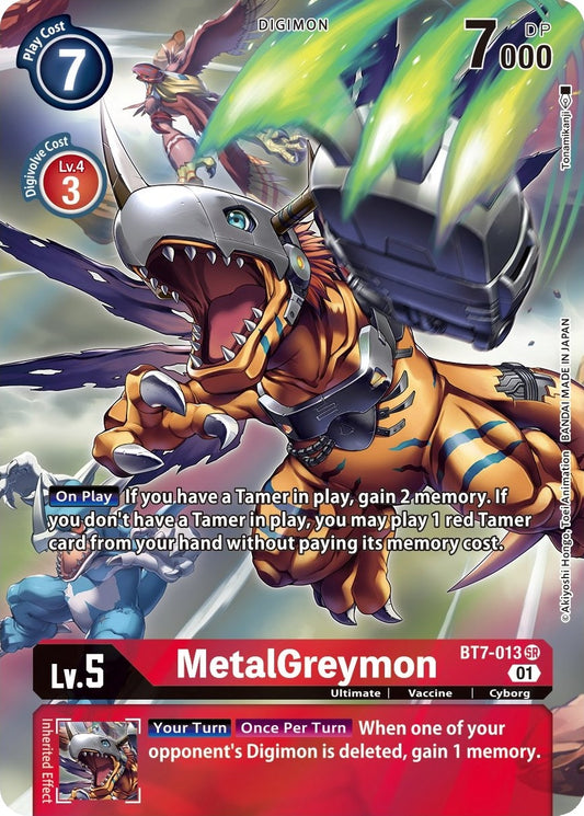 Image for MetalGreymon (Alternate Art) (BT7-013 SR) (BT07) - Digimon Card Game