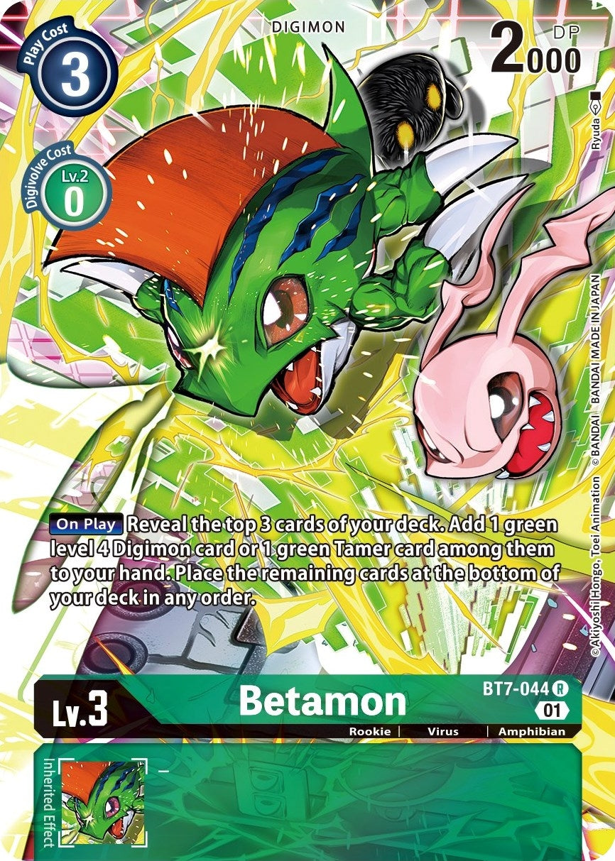 Image for Betamon (Alternate Art) (BT7-044 R) (BT07) - Digimon Card Game