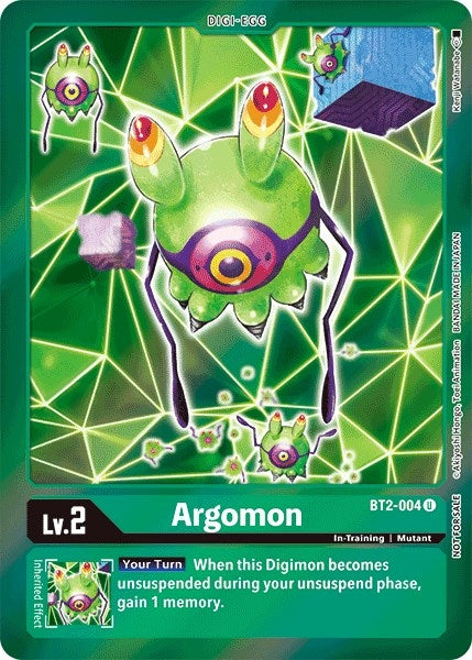 Image for Argomon - BT2-004 (Event Pack 2) (BT2-004 U) (BT01-03A) - Digimon Card Game